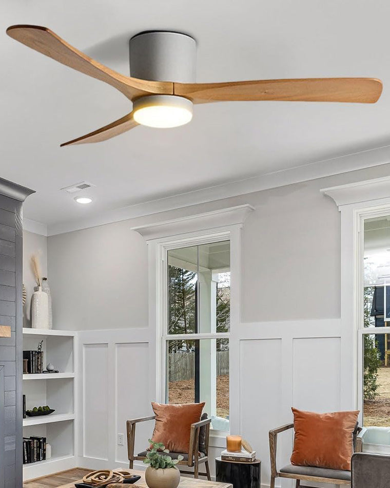 WOMO Ceiling Fans with Lights Large Low Profile - WM5051