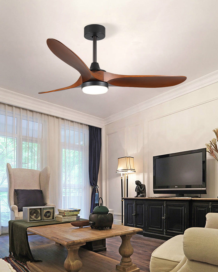 WOMO Ventiladores de techo con luz Grande con Hélice - WM5041