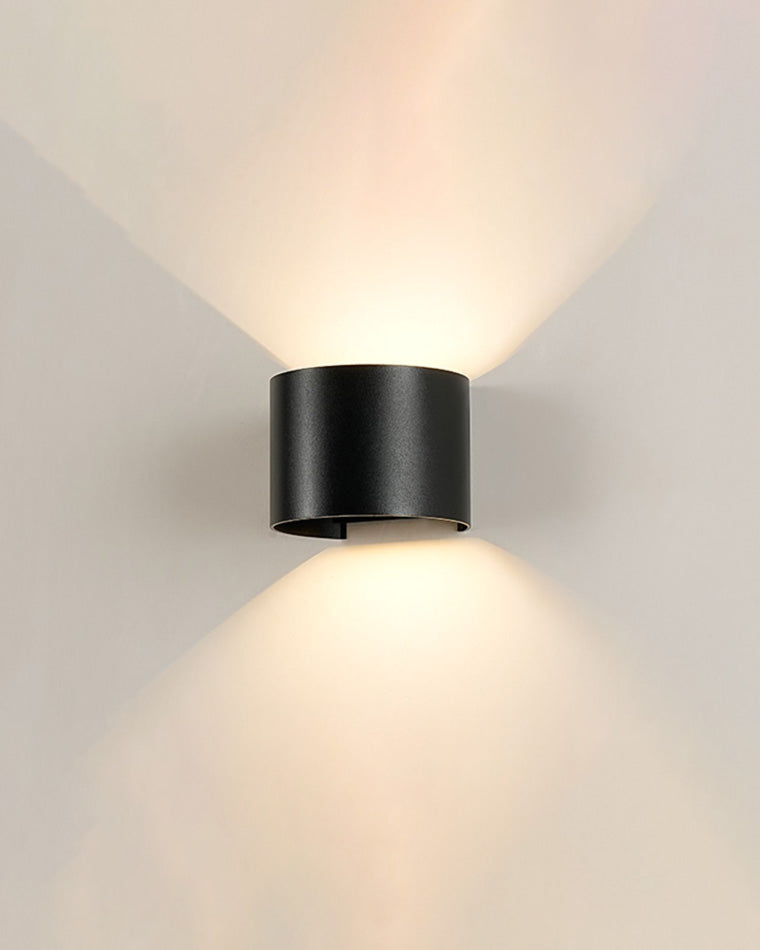 Lámpara de pared exterior WOMO con iluminación ascendente y descendente - WM9062