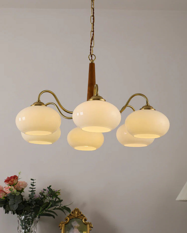 WOMO Milky Glass Retro Pendant Lights - WM2303