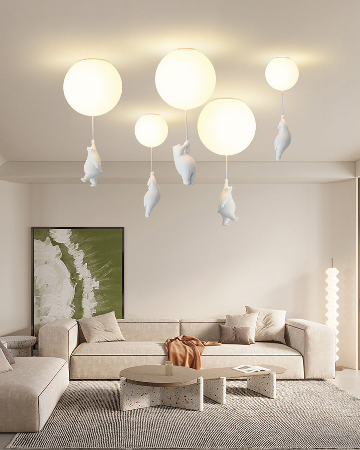 WOMO Bear Globe Ceiling Lamp - WM1123