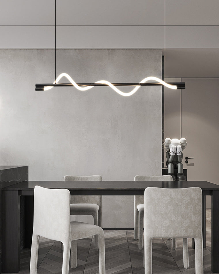 Lámpara de araña lineal LED WOMO Rope - WM2756