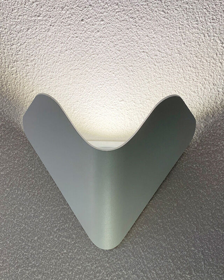 WOMO Aplique de pared triangular para exterior - WM9059