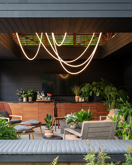 WOMO LED Pendant Lights with Rope - WM2312