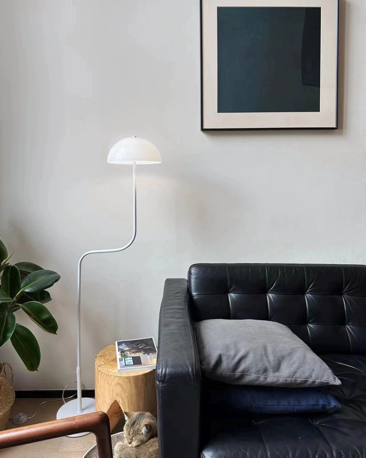 WOMO Telescopic Floor Lamp with Glass Dome - WM7097