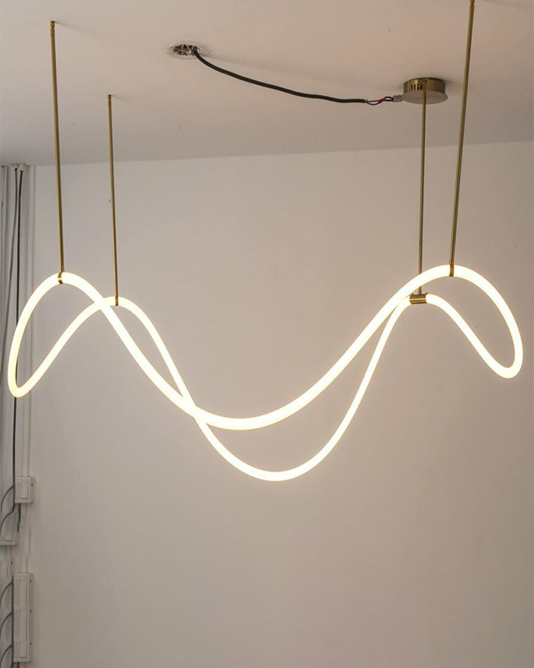 Lámpara de araña redonda LED WOMO con cuerda - WM2781