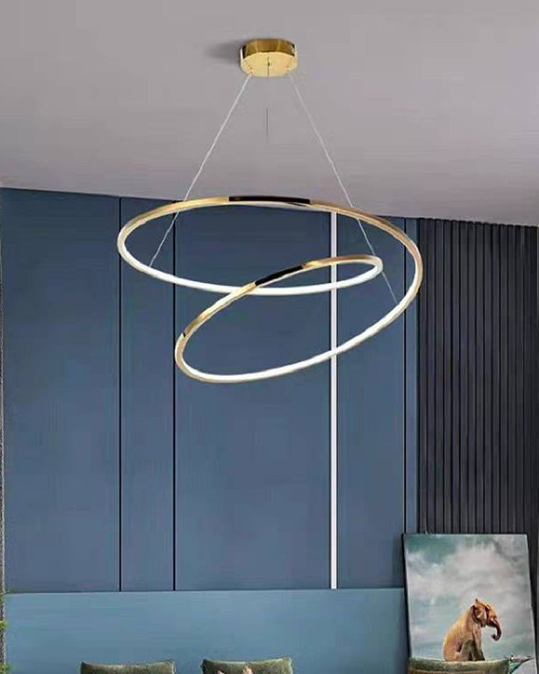 Lámpara de araña LED WOMO Swirl-WM2461