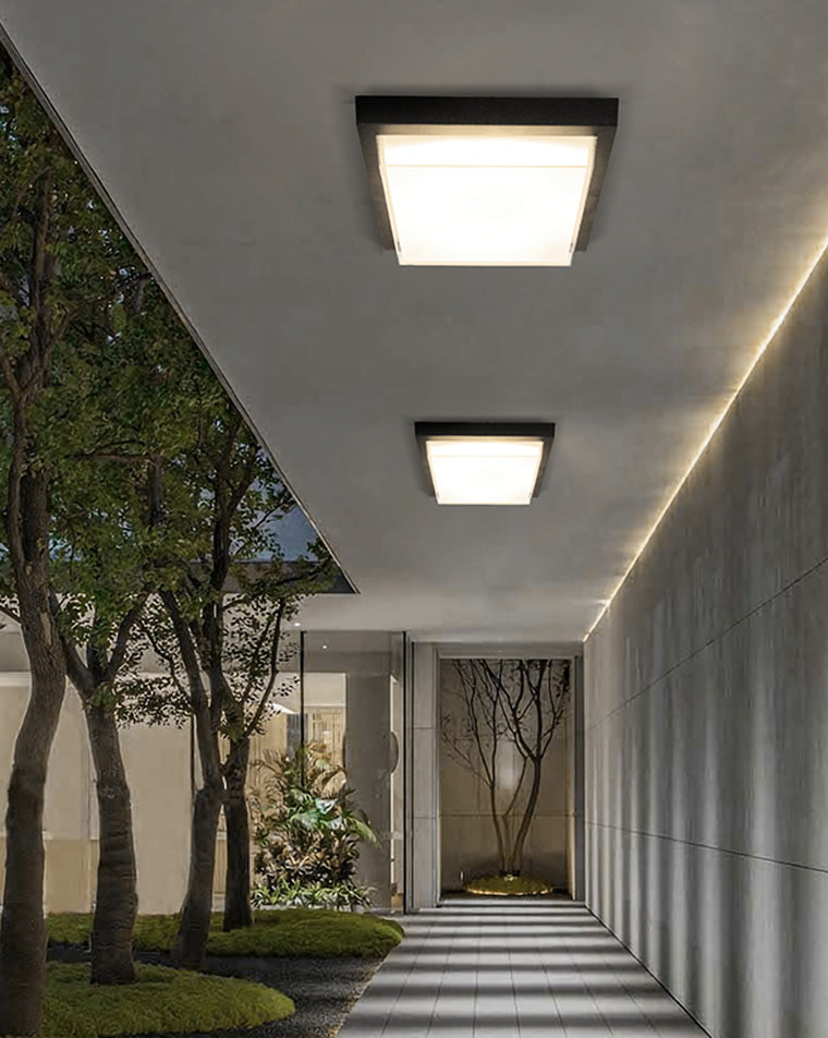 WOMO Square Outdoor Ceiling Light - WM9204
