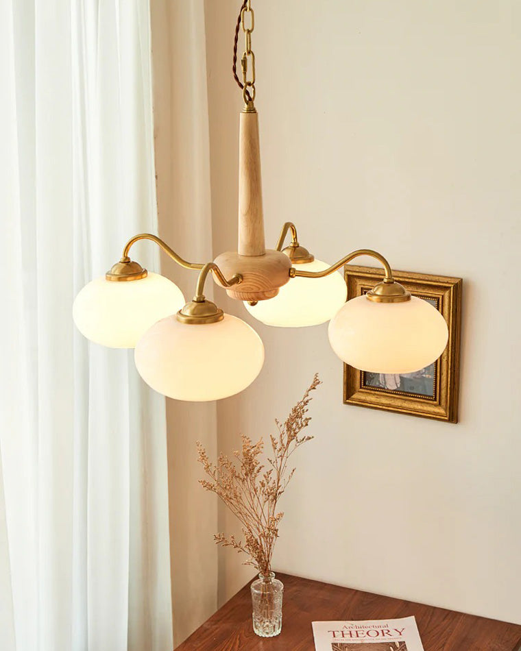 WOMO Milky Glass Retro Pendant Lights - WM2303