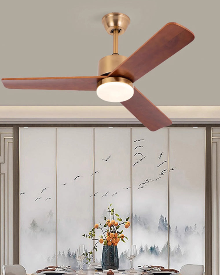 WOMO Ventiladores de techo con luz Moderno de Mid Century - WM5117