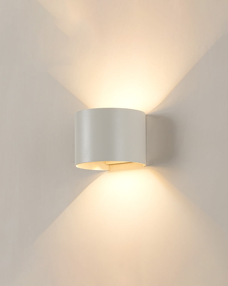 Lámpara de pared exterior WOMO con iluminación ascendente y descendente - WM9062