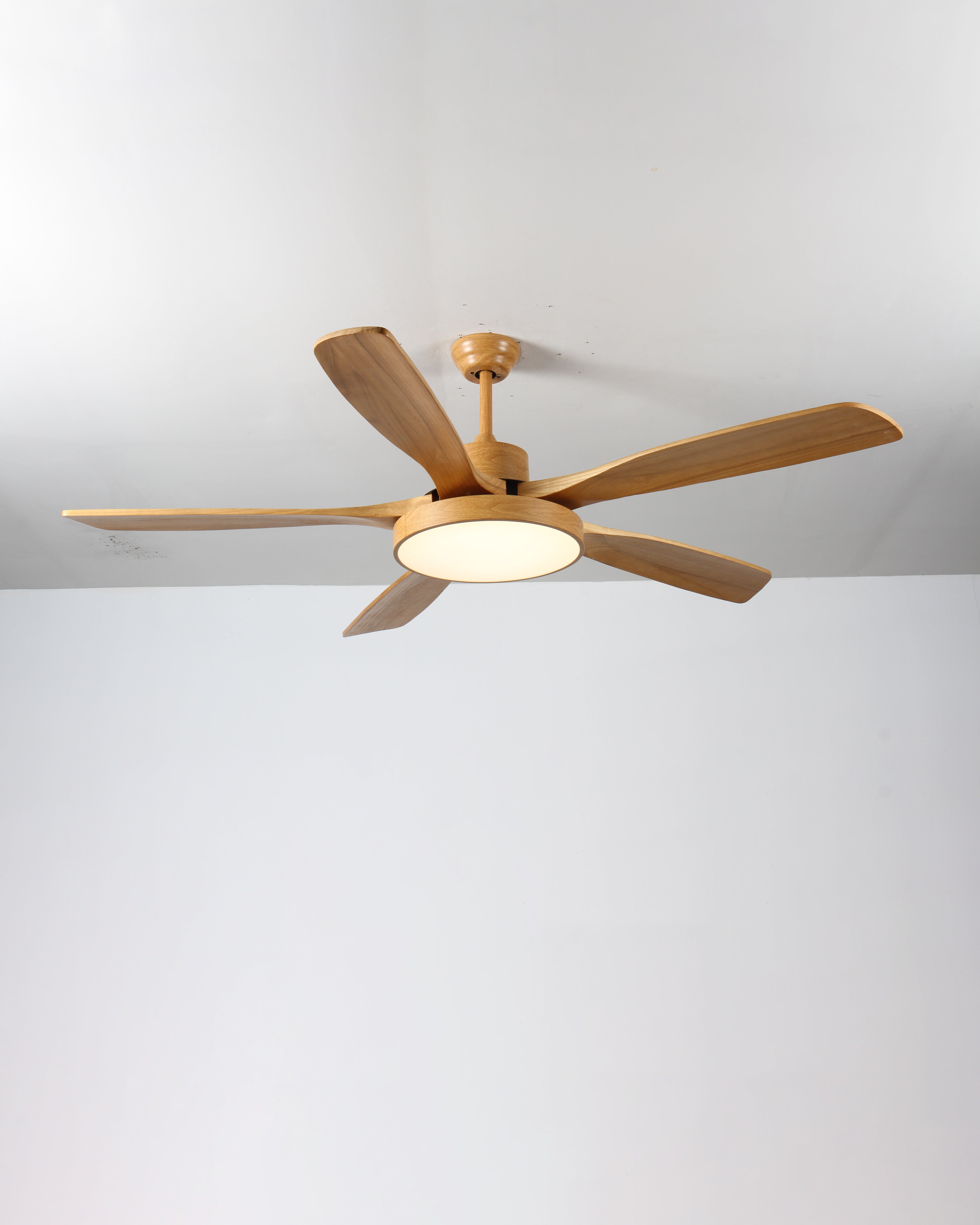 WOMO Ventiladores de techo con luz Reversible Escandinavo - WM5002