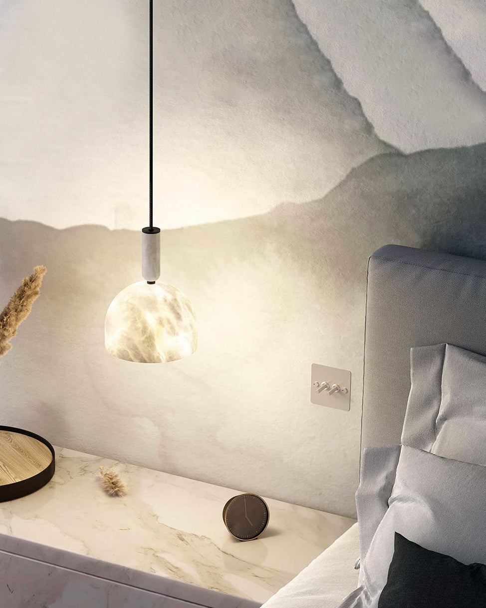 Pendant lamp WOMO Oki Alabaster-WM2899