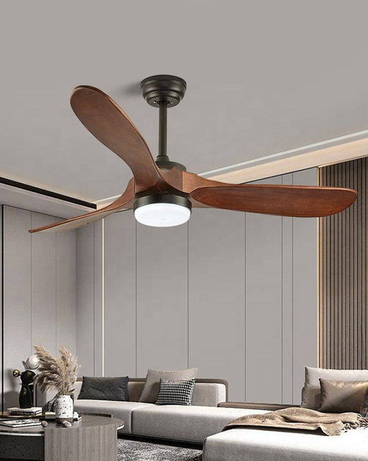 WOMO Ventiladores de techo con luz Grande con Hélice - WM5041