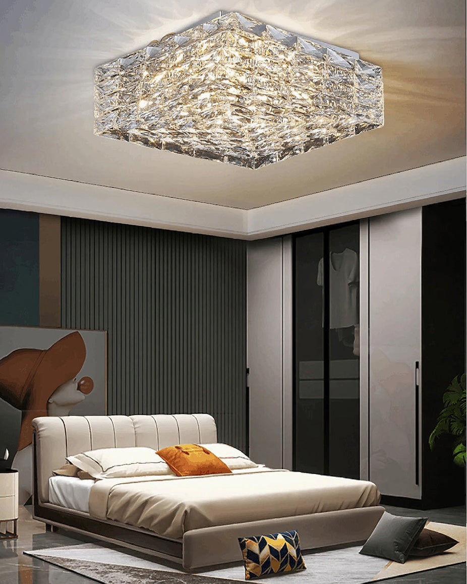 WOMO-WM1130 Square Recessed Glass Ceiling Lamp