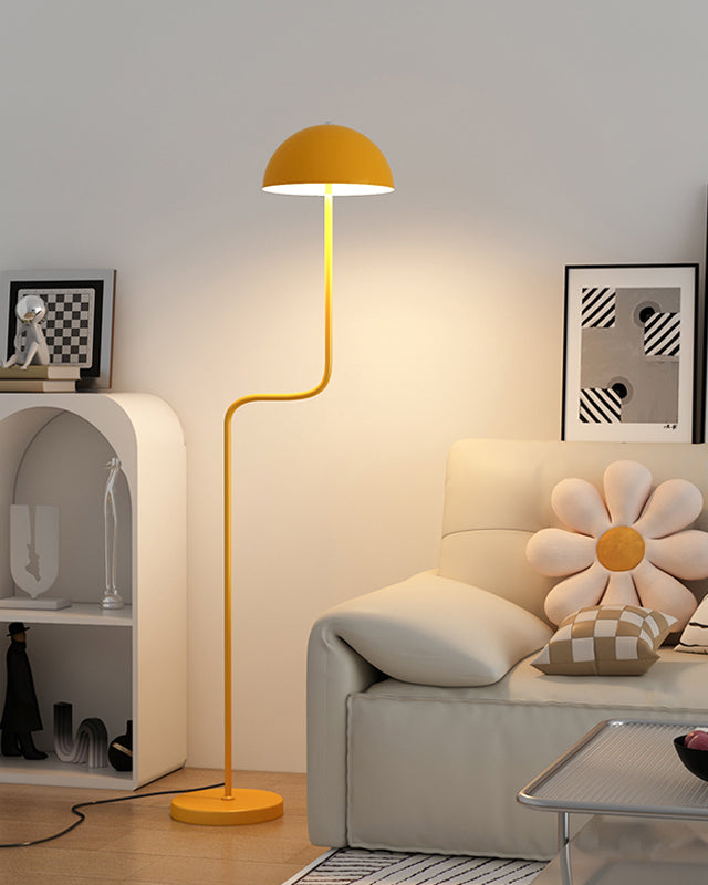 WOMO Telescopic Floor Lamp with Glass Dome - WM7097