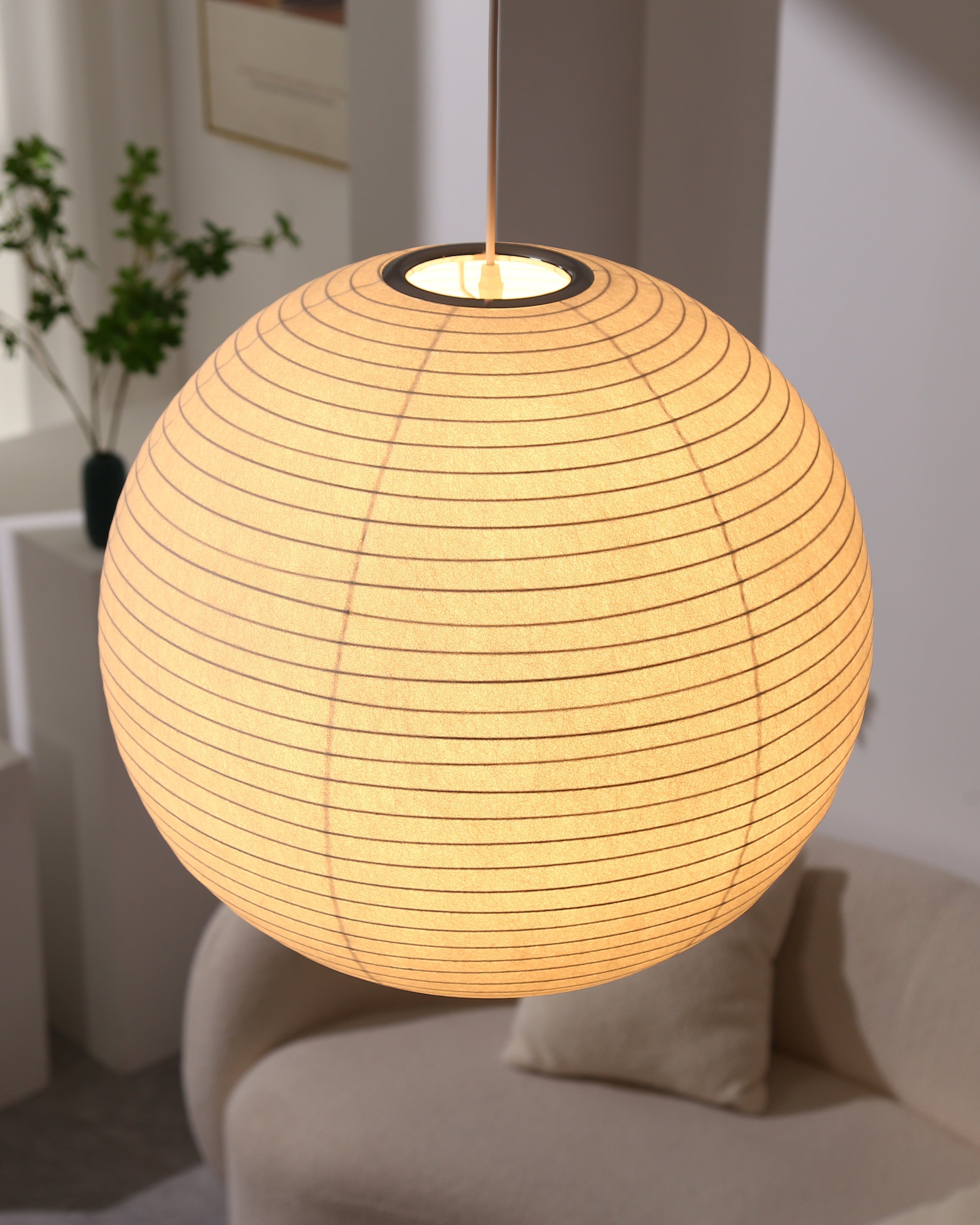 Lámpara colgante WOMO Globe Silk-WM2965