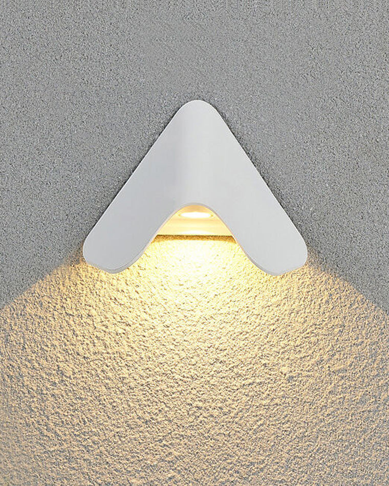 WOMO Aplique de pared triangular para exterior - WM9059