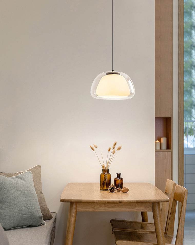 Lámpara colgante de cúpula de cristal WOMO-WM2537