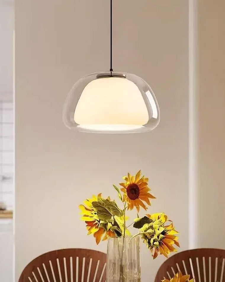 Lámpara colgante de cúpula de cristal WOMO-WM2537