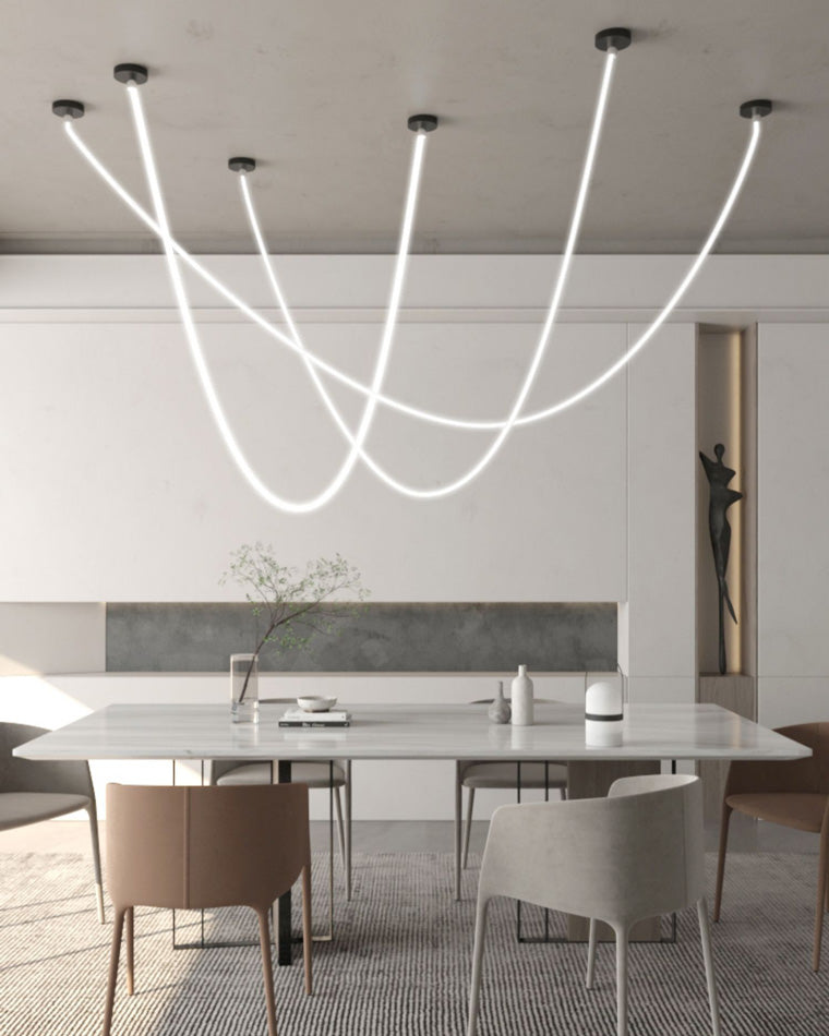 WOMO LED Pendant Lights with Rope - WM2312
