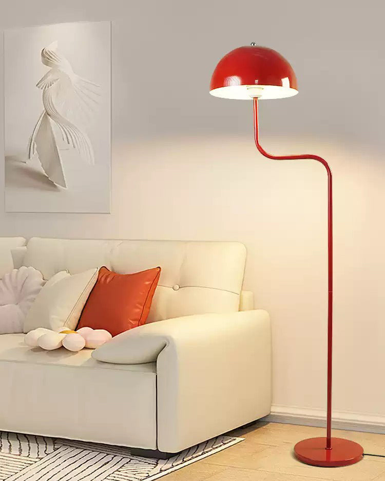 WOMO Telescopic Floor Lamp with Glass Dome - WM7097