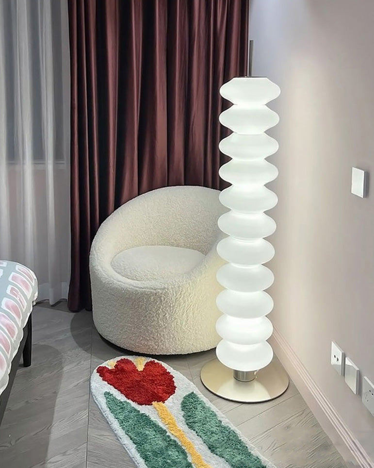 WOMO Stacked Crystal Ball Floor Lamp - WM7127