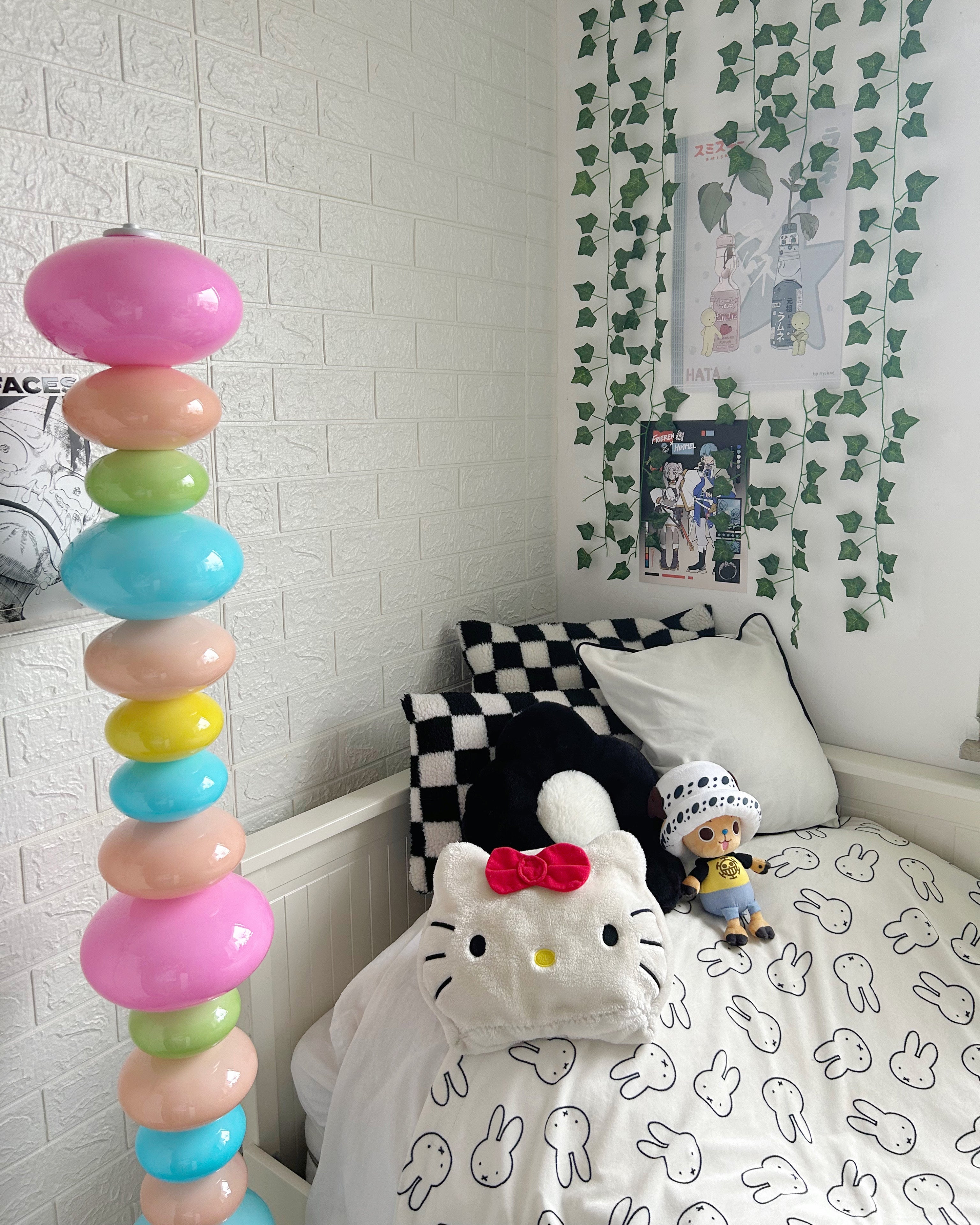 WOMO Lámpara de pie con forma de columna Candy Skewers - WM7012