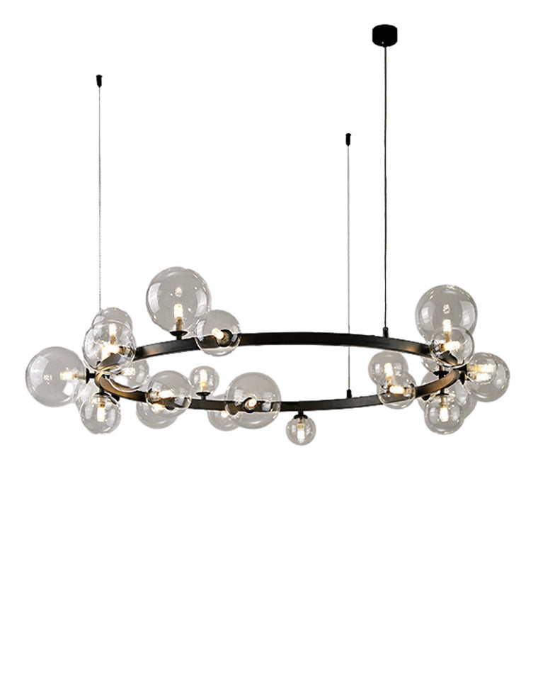 WOMO Lámparas Colgantes Burbujas de Cristal Circulares-WM2292