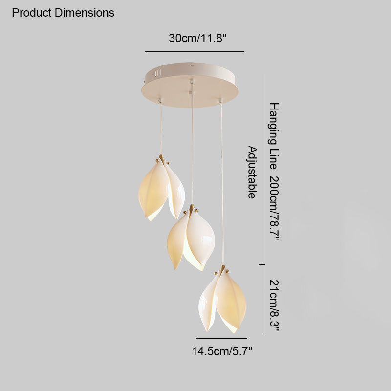 WOMO Lámparas Colgantes Pétalos de Magnolia-WM2106a