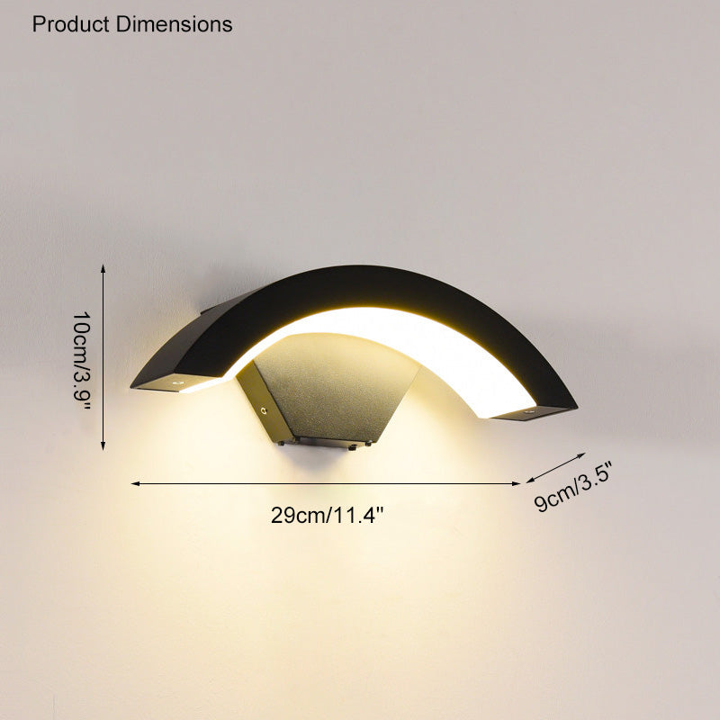 WOMO Lámpara de pared con detector de movimiento para exteriores -WM9002