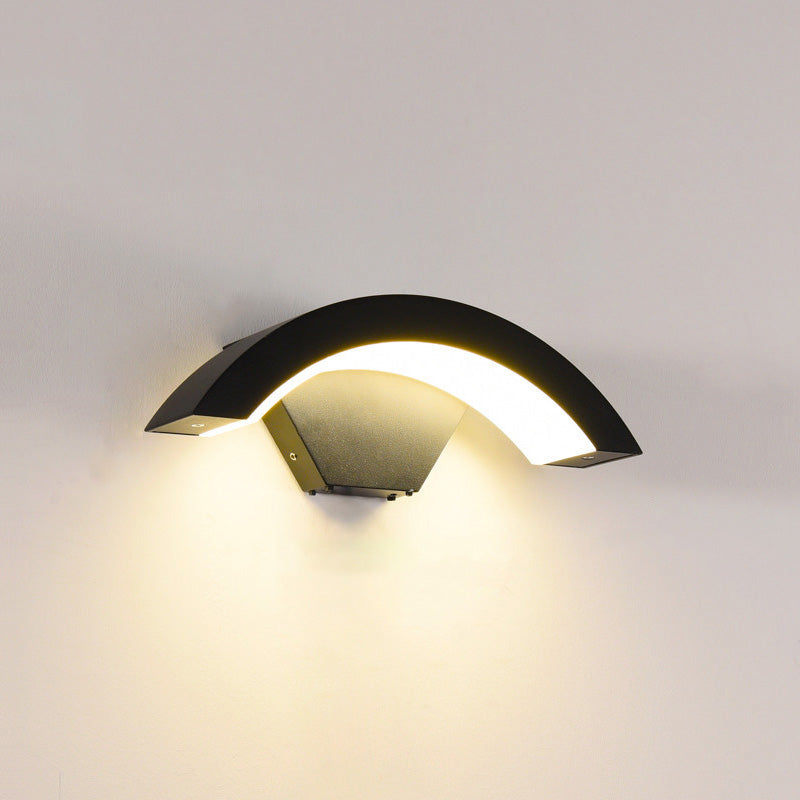 WOMO Lámpara de pared con detector de movimiento para exteriores -WM9002