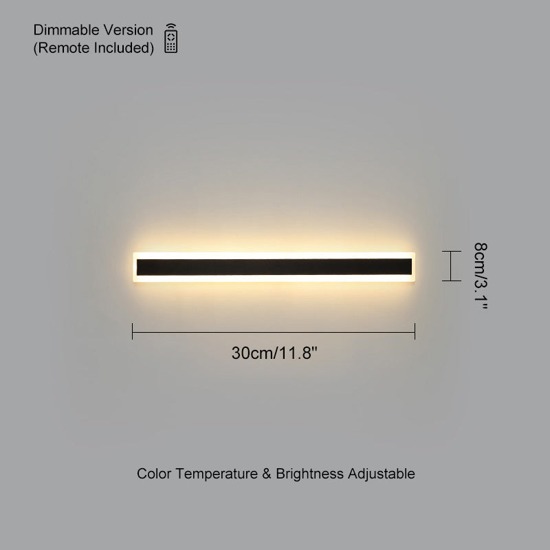WOMO Aplique lineal de pared para exterior -WM9001