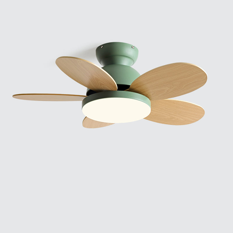 WOMO Scandinavian Wood Ceiling Fans with Light - WM5004