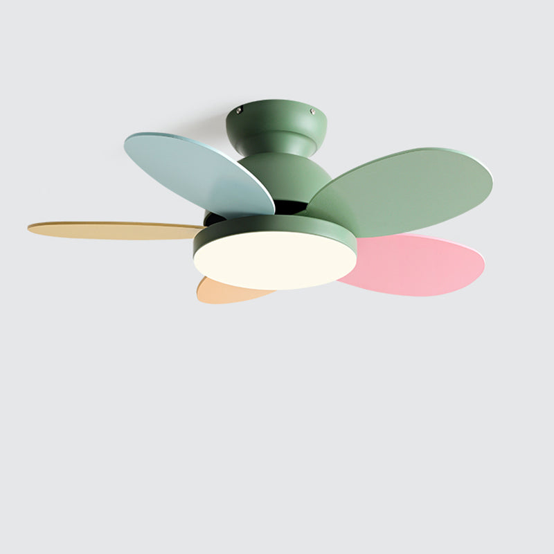 WOMO Scandinavian Wood Ceiling Fans with Light - WM5004