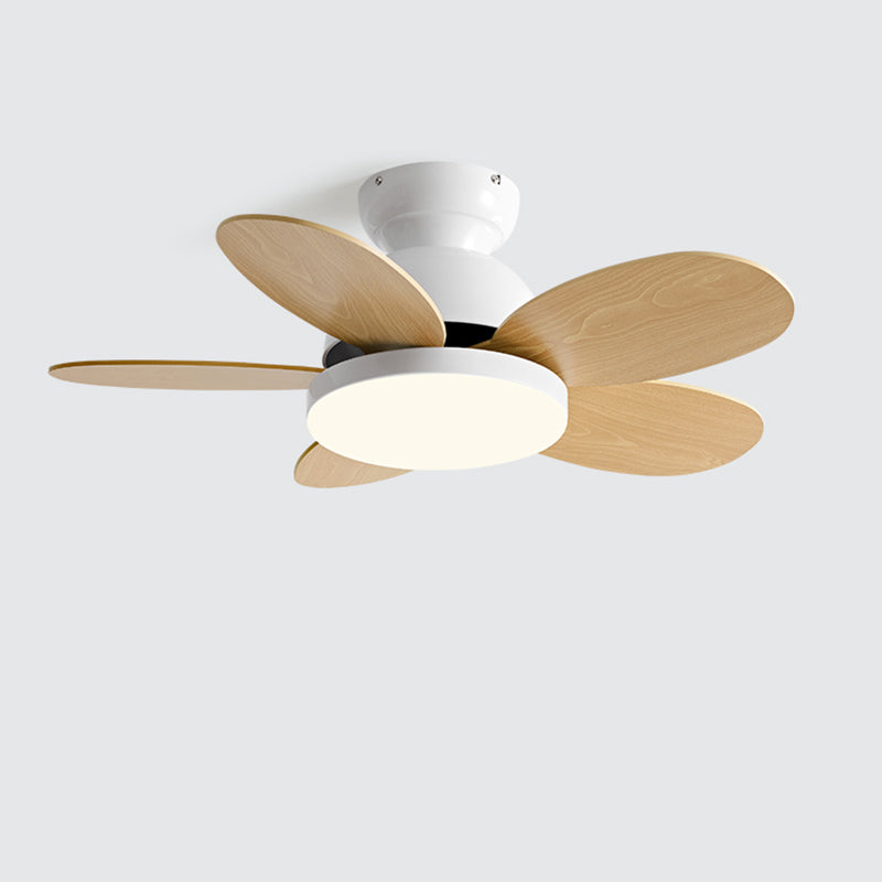 WOMO Scandinavian Wood Ceiling Fans with Light - WM5004