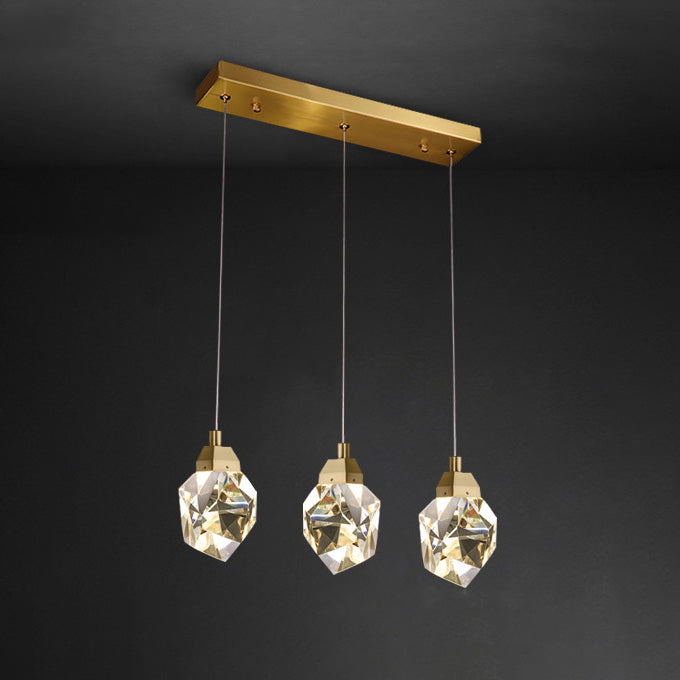 WOMO Lámparas Colgantes Cristal Múltiple Luces-WM2189