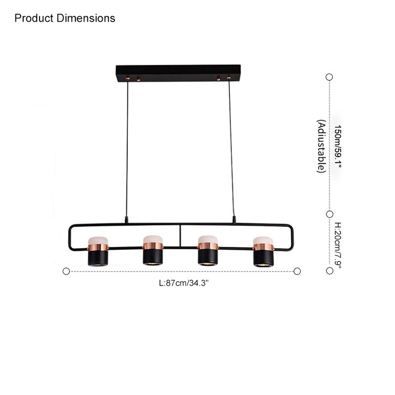 Lámpara colgante lineal para cocina WOMO - WM2019
