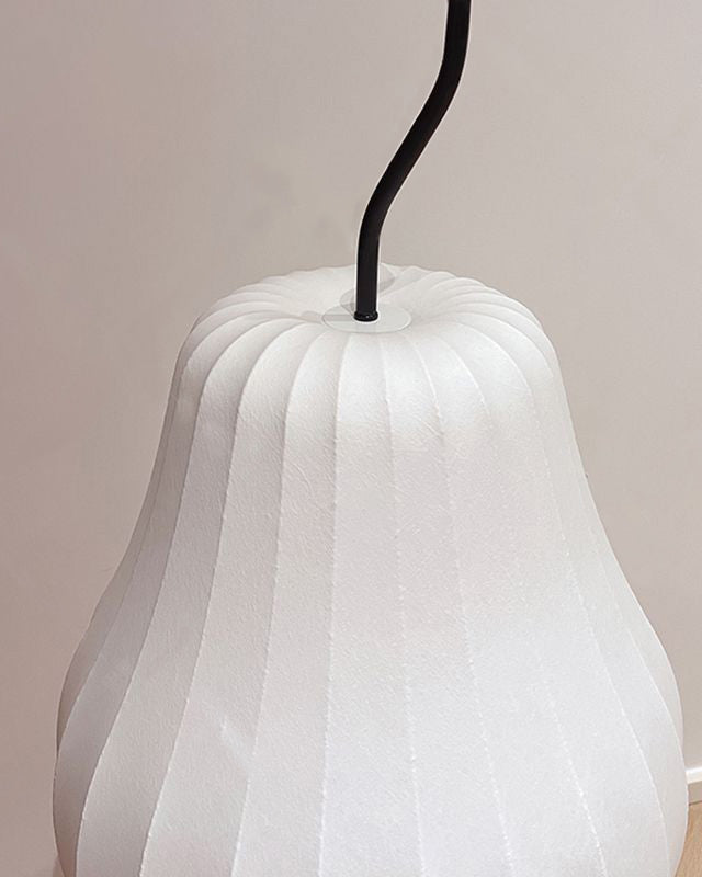 WOMO Pear Shaped Silk Floor Lamp - WM7126