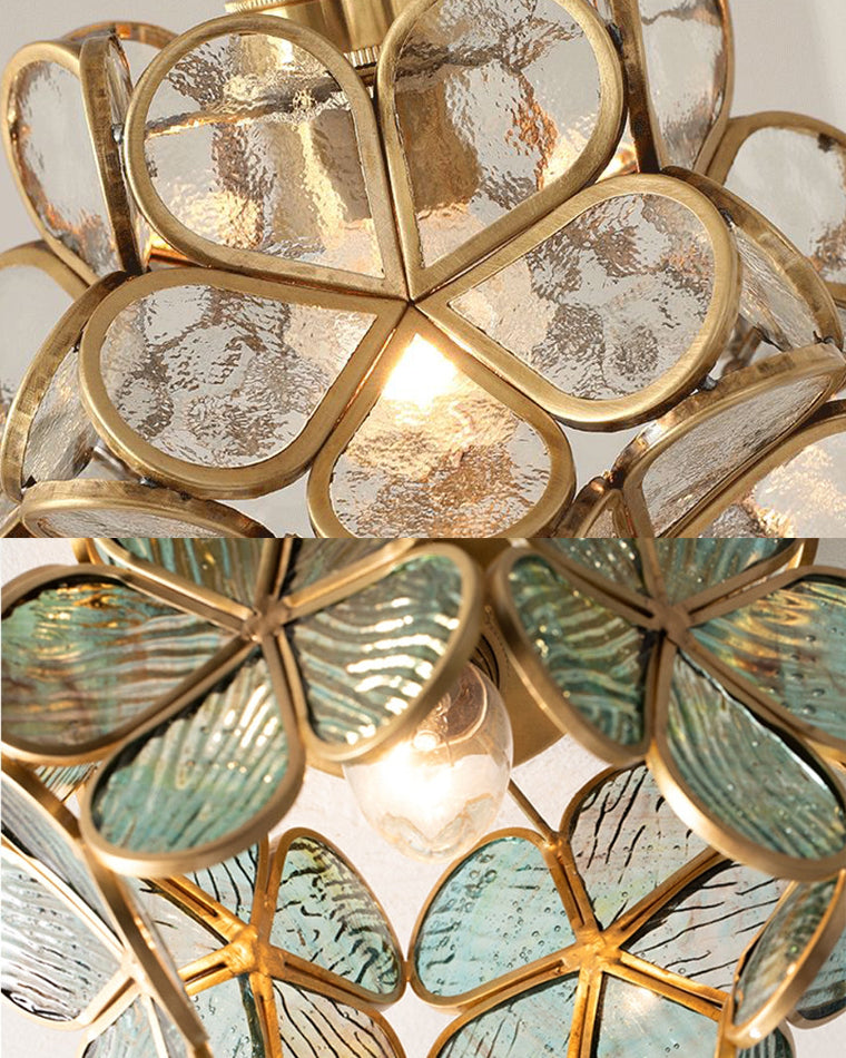 WOMO Tiffany Floral Ceiling Lamp-WM1128