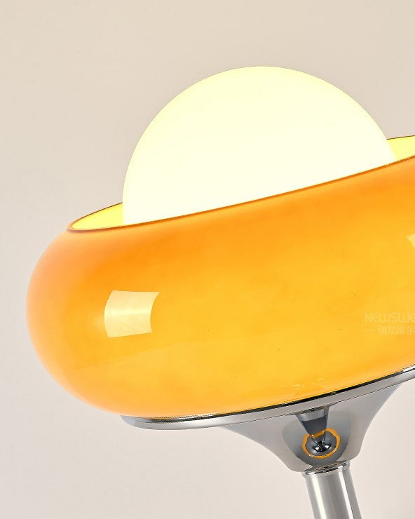 WOMO Lámpara de pie Torchiere naranja - WM7092