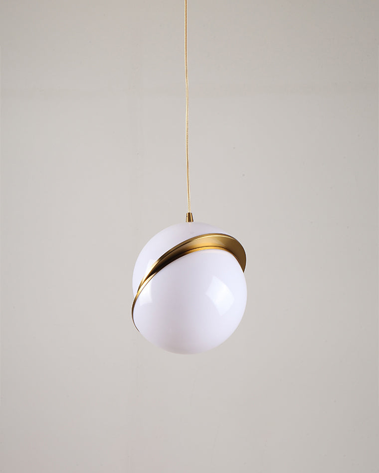 WOMO Carved Glass Globe Pendant Light - WM2679