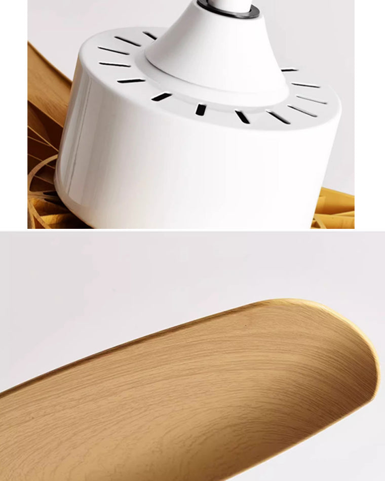 WOMO Ventiladores de techo con luz con 3 Aspas - WM5127