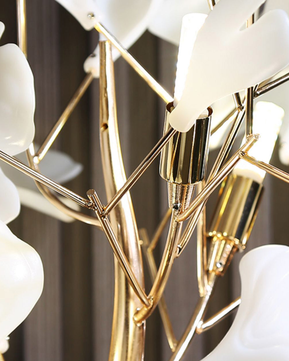 WOMO Ginkgo Tree Shaped Ceramic Floor Lamp - WM7137