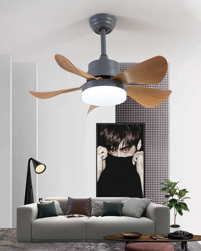 WOMO Ventiladores de techo con luz Pequeña - WM5060