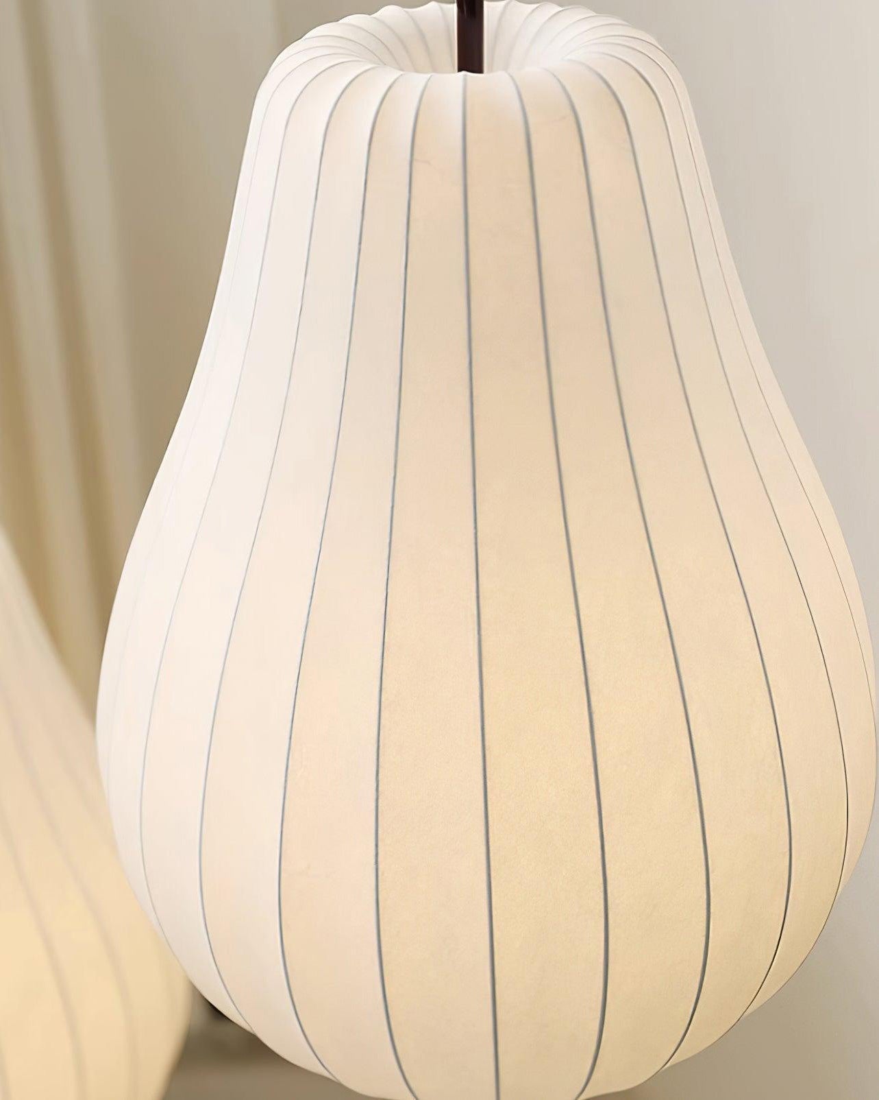 WOMO Pear Shaped Silk Floor Lamp - WM7126
