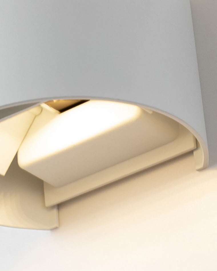 Lámpara de pared exterior WOMO con iluminación ascendente y descendente - WM9062