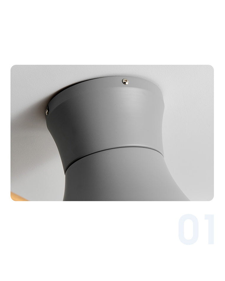 WOMO Ventiladores de techo con luz Empotrada - WM5128