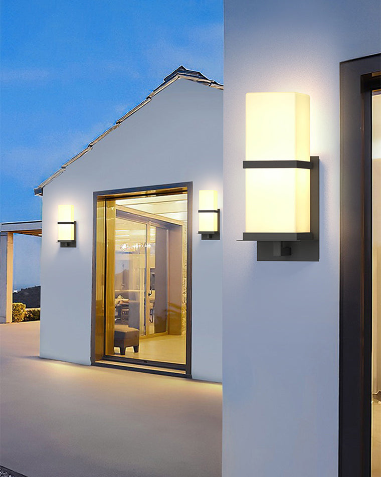 WOMO Aplique de pared de vidrio Outdoor Craftsman - WM9067