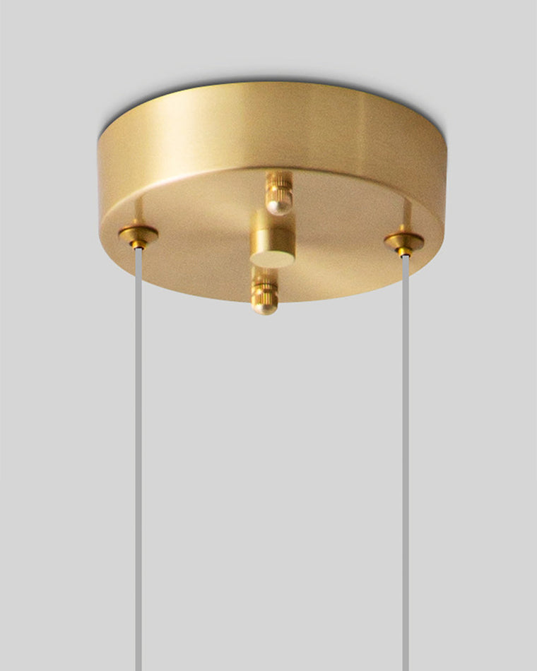 WOMO Lámpara de araña de comedor Pearl Globe de latón - WM2102d